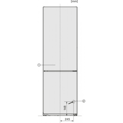 Соло холодильники-морозильники Miele KFN4799AD obsw/matt EU1