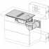 Варочная поверхность со встроенной вытяжкой Miele KMDA 7473-1 FL