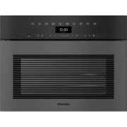 Встраиваемый компактный духовой шкаф с функцией пара Miele DGC 7440 HCX Pro чорний обсидиан матовый