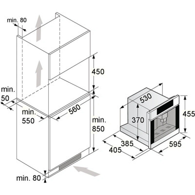 Вбудована кавова машина ASKO CMB54BG