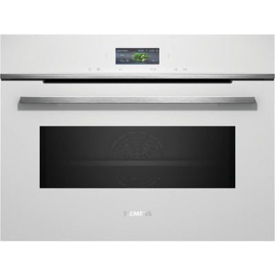 Компактный духовой шкаф с микроволновым режимом Siemens CM724G1W1