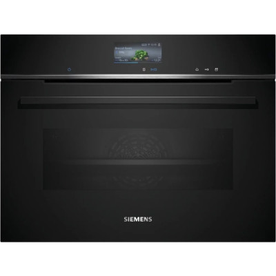 Компактный духовой шкаф с микроволновым режимом Siemens CM678G4S1