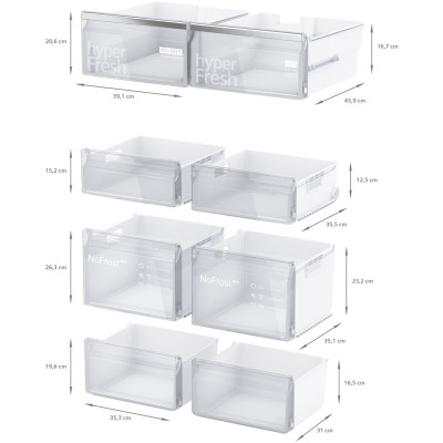 Холодильник типу French Door Siemens KF96NAXEA Холодильник типу French Door Siemens KF96NAXEA