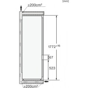 Вбудовуваний холодильник із морозильником DynaCool Miele KF 7731 E