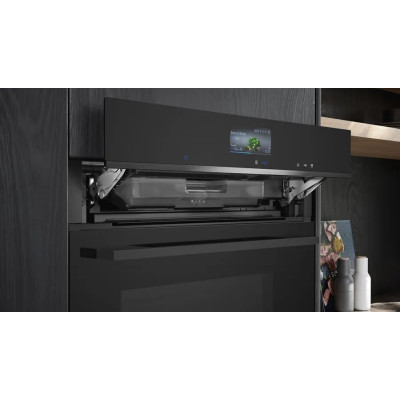 Компактный духовой шкаф с микроволновым режимом Siemens CM678G4S1