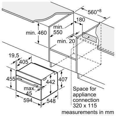 Компактный духовой шкаф с микроволновым режимом Siemens CM678G4S1