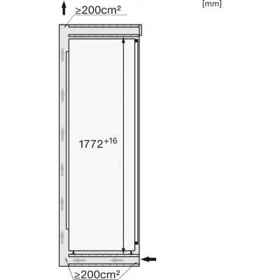 Встраиваемый холодильник PerfectFresh Active Miele K 7774 D