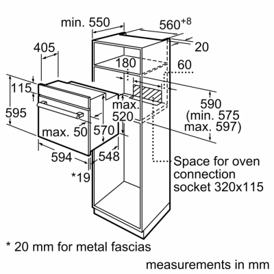 Духовой шкаф Bosch HBF512BS1T