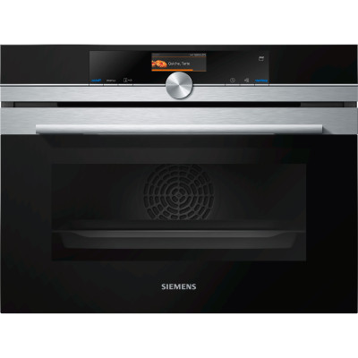 Компактный духовой шкаф-пароварка Siemens CS636GBS2