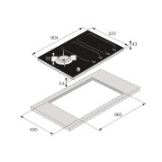 Газова варильна поверхня ASKO HIG89524MGB1