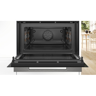 Компактный духовой шкаф с микроволновым режимом Bosch CMG7241B1