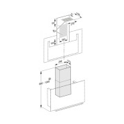 Вытяжка декоративная настенная Miele DA 9092 W OBSW