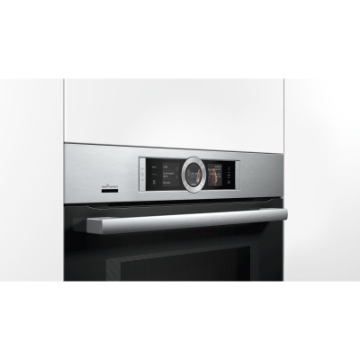Духова шафа з функцією пароварки і мікрохвильовим режимом Bosch HNG6764S6