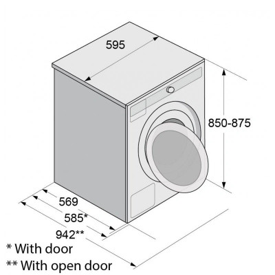 Стиральная машина ASKO W4086C.T/3 (выставочный образец)