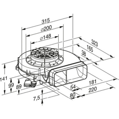 Витяжний модуль Miele CSDA 7001
