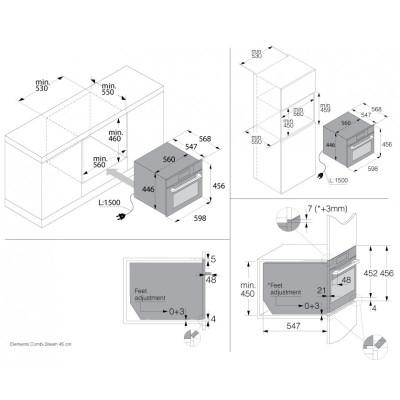 Комбинированный духовой шкаф с паром ASKO OCS8478GG