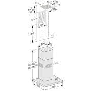 Витяжка декоративна настінна Miele DAW 1620 EDST