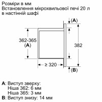 Вбудована мікрохвильова піч Bosch BEL623MD3