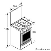 Комбінована плита Bosch HXS59AI50Q