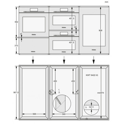 Вбудовувані винні холодильники Miele KWT 6422 iG GRGR