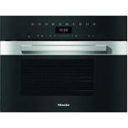 Компактный духовой шкаф с функцией пароварки и микроволновым режимом Miele DGM 7440 CLST