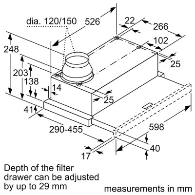 Витяжка Bosch DFT63CA51T