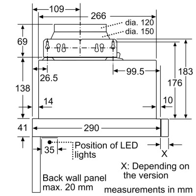 Витяжка Bosch DFT63CA51T