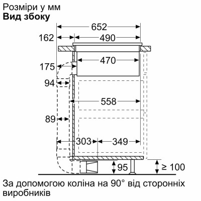 Индукционная варочная поверхность Bosch PIE611B15E