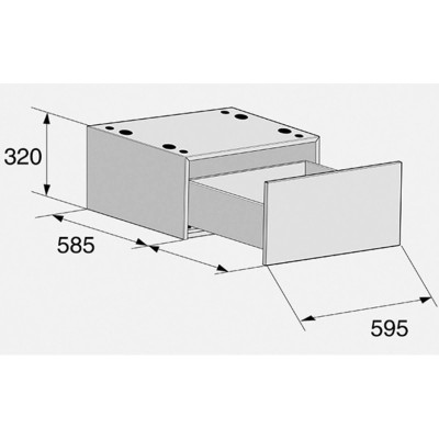 Выдвижная полка для белья ASKO HPS5323S