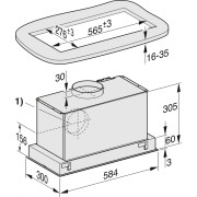 Вбудований витяжний модуль (Extractor units) Miele DA 2360