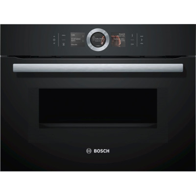 Компактна духова шафа з мікрохвильовим режимом  Bosch CMG636BB1