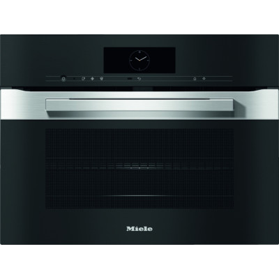 Компактна духова шафа з мікрохвильовим режимом Miele H 7840 BM CLST