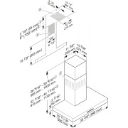 Витяжка декоративна настінна Miele PUR 98 W