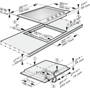 Газовая панель конфорок Miele KM 2034 EDST