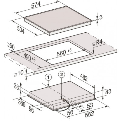 Електрична варильна поверхня Miele KM 6520 FR
