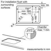 Газовая варочная поверхность Bosch PPQ7A6B20