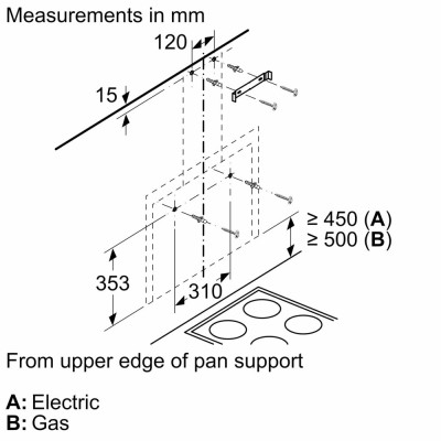 Вытяжка Bosch DWF65AJ20T