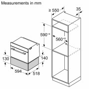Шкаф для подогрева посуды Siemens BI710C1B1