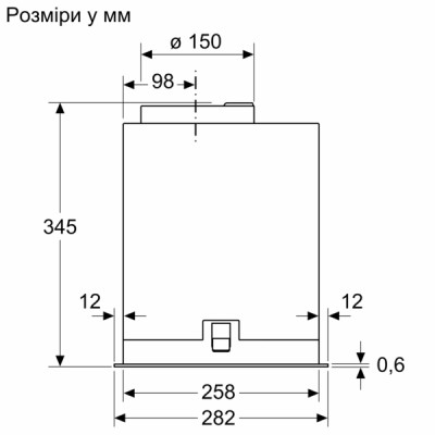 Навісна витяжка Bosch DLN56AC50