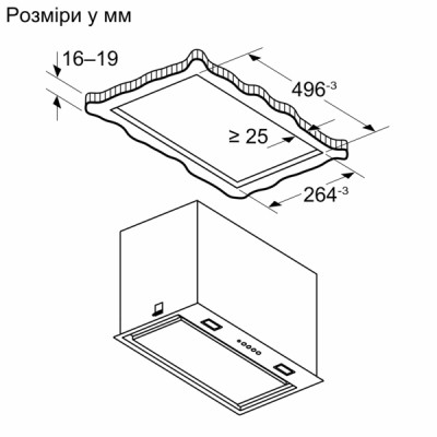 Навісна витяжка Bosch DLN56AC50