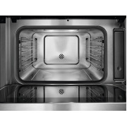 Компактна духова шафа з функцією пароварки і мікрохвильовим режимом Miele DGM 7440 OBSW