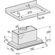 Вбудований витяжний модуль (Extractor units) Miele DA2578