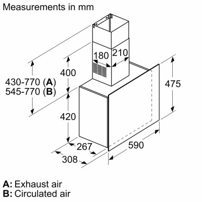 Витяжка Bosch DWF65AJ60T