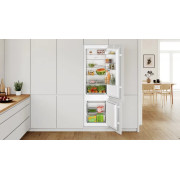 Вбудований двокамерний холодильник Bosch KIV87NS306