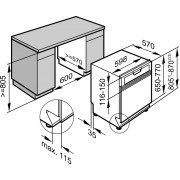 Вбудовувана посудомийна машина Miele G 5000 SCi