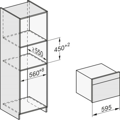 Вбудовувана компактна духова шафа з функцією пари Miele DGC 7440 HC Pro BRWS