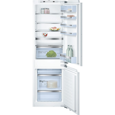 Вбудований двокамерний холодильник Bosch KIN86AF30