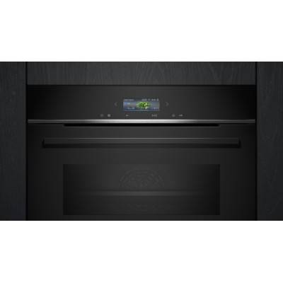 Компактный духовой шкаф с микроволновым режимом Siemens CM724G1B1 Компактный духовой шкаф с микроволновым режимом Siemens CM724G1B1