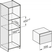 Вбудовувана компактна духова шафа з функцією пари Miele DGC 7440 HC Pro OBSW