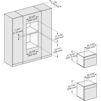 Встраиваемый компактный духовой шкаф с функцией пара Miele DGC 7840 HC Pro BRWS Встраиваемый компактный духовой шкаф с функцией пара Miele DGC 7840 HC Pro BRWS